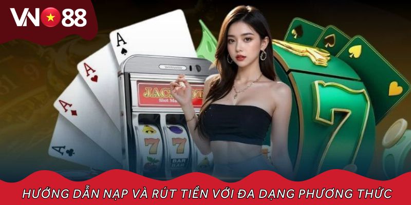 Hướng dẫn nạp và rút tiền với đa dạng phương thức